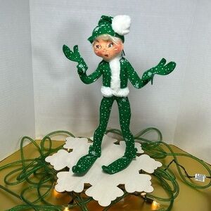 14”h Annalee Smowflake Elf 2007